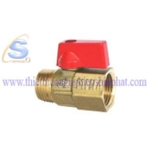 Van bi đồng ren trong ren ngoài MINI hiệu MIHA - PN 16