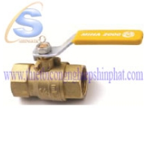 Van bi đồng MIHA 2000 tay gạt màu vàng (GAS) - PN 16